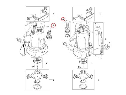 Náhradní sada adaptérů ClearDrain 1 1/4" rovná OASE