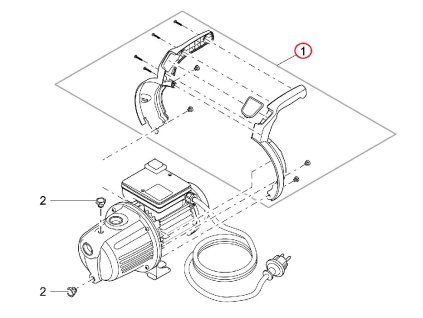 Náhradní kompletní rukojeť OASE Garden Classic