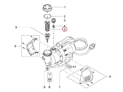 Náhradní filtrační síto OASE Garden