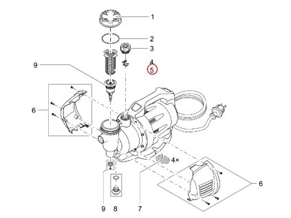 Náhradní filtrační síto OASE Garden