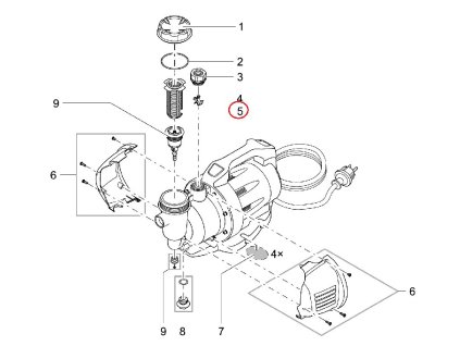 Náhradní filtrační síto OASE Garden