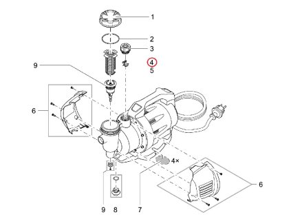 Náhradní průtokoměr OASE Garden