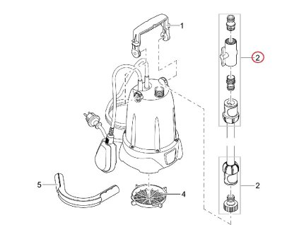 Náhradní připojovací sada OASE ProMax Rain