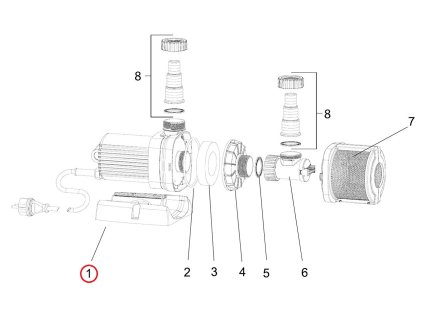 Náhradní nohy OASE Aquarius Universal velikost 4