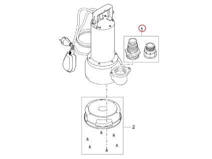 Náhradní sada adaptérů MudDrain 2" OASE