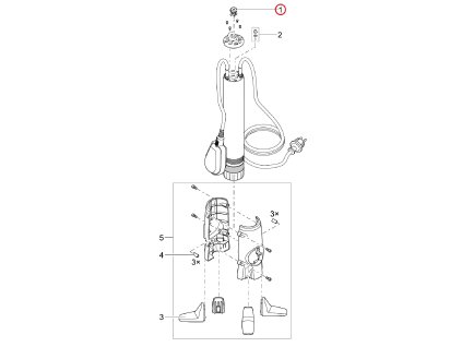 Náhradní zpětný ventil hluboká studna nA OASE