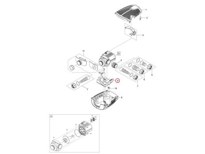 Náhradní držák čerpadla FOC2 AM Pre OASE
