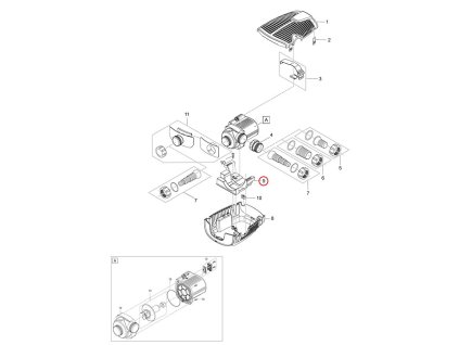 Náhradní držák čerpadla FOC2 AM Pre OASE