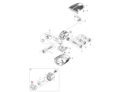 Náhradní skříň čerpadla OASE AquaMax Eco Pre. 13000
