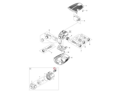 Náhradní těsnění hřídele ASM se sadou těsnění OASE