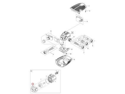 Náhradní skříň čerpadla OASE AquaMax Eco Pre. 21000