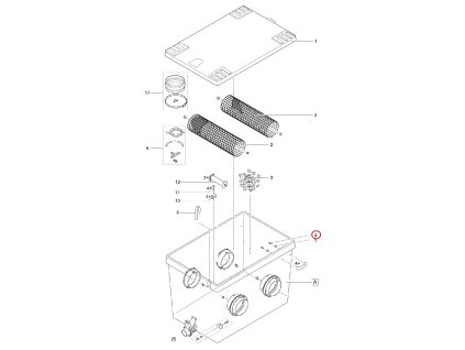 Náhradní oválný šroub Torx V2A ISO14583 M6x25 OASE