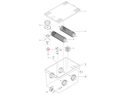 Náhradní vzduchový kámen OASE ProfiClear 200 x 50 mm