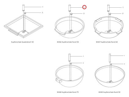 Náhradní stojanová trubka CU 1 1/2" 162 mm OASE