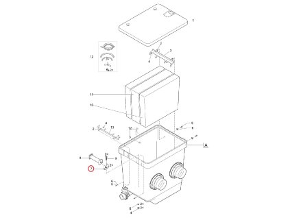 Náhradní svorka pro vzduchový kámen bio filtru OASE