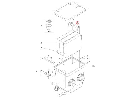 Náhradní držák Čistá vlna L OASE