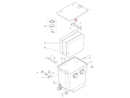 Náhradní matice s pojistkou V2A DIN 985 M6 OASE