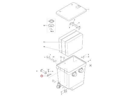 Náhradní svorka pro vzduchový kámen bio filtru OASE