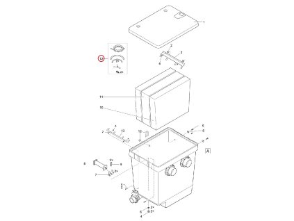 Náhradní vzduchový konektor stojící lůžko OASE