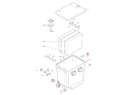 Náhradní šroub Torx V2A ISO14583 M6x20 Gleitmo615 OASE