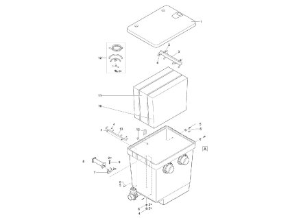 Náhradní nádoba vypouštěcího modulu L OASE