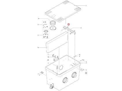 Náhradní matice s pojistkou V2A DIN 985 M6 OASE