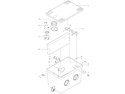Náhradní těsnění síťové trubky 2016 OASE