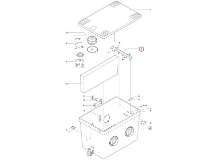Náhradní držák Clear Wave DM XL s čerpadlem OASE