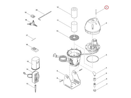 Náhradní válec šroub V2A DIN 912 6 x 16 OASE