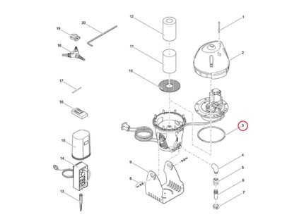 Náhradní o-kroužek EPDM 218 x 8 SH50 černý OASE
