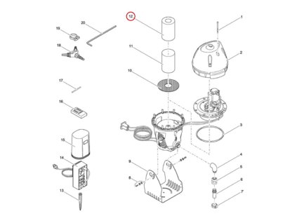 Náhradní filtrační vložka modrá typ FTM-365A OASE