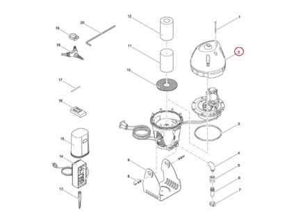 Náhradní kupole OASE JumpingJet