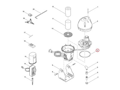 Náhradní o-kroužek EPDM 218 x 8 SH50 černý OASE
