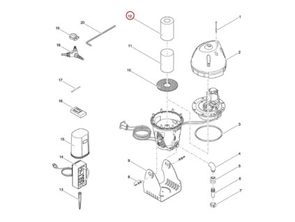Náhradní filtrační vložka modrá typ FTM-365A OASE