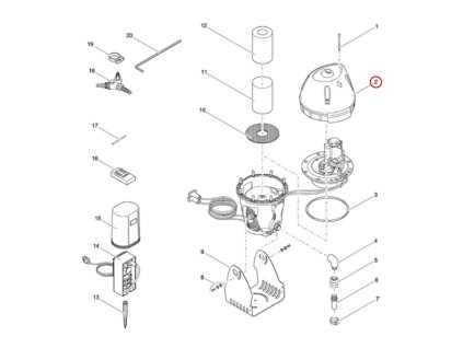 Náhradní kupole OASE JumpingJet