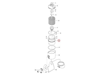 Náhradní vnitřní část OASE Water Jet Lightning