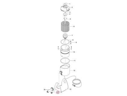 Náhradní upínací šroub OASE LunAqua 3 ASA