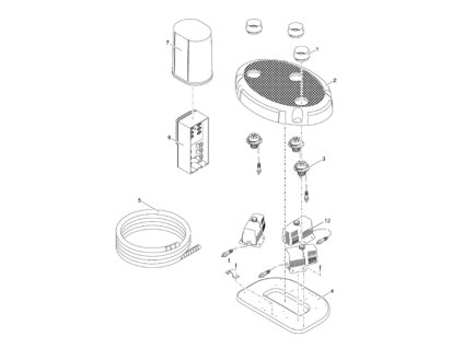 Náhradní napájecí zdroj 100 VA / 12 V DC 8A V-2020 OASE