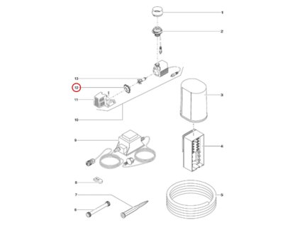 Náhradní ložisková deska ASM s těsněním Trio/Quintet OASE