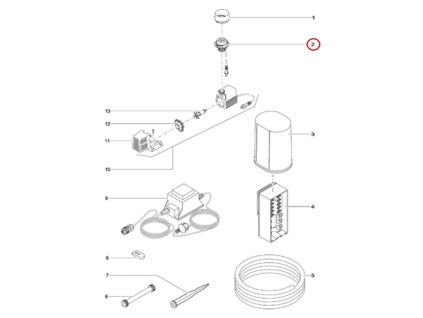 Náhradní aSM LED tryska OASE Water Trio / Quintet teplé