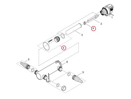 Sada náhradních šroubů UVC 7 / 9 / 11 OASE