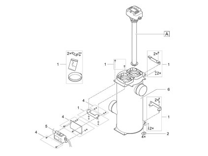 Sada náhradních šroubů OASE FiltoClear 12-30