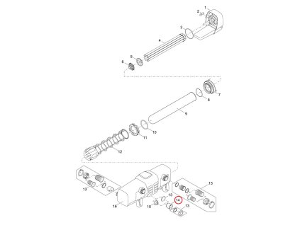 Náhradní držák membrány OASE Bitron Eco
