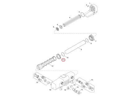 Náhradní svěrný šroub ASM OASE Bitron Eco 120/180/240 W