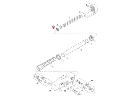 Náhradní držák UVC lampy V2A OASE Bitron Eco 120 2018