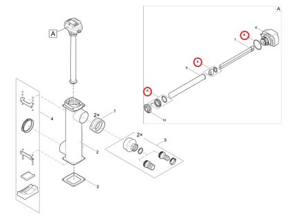 Sada náhradních šroubů OASE FiltoClear 12-30