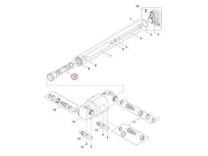Náhradní čistící oběžné kolo OASE Bitron C 72 / 110