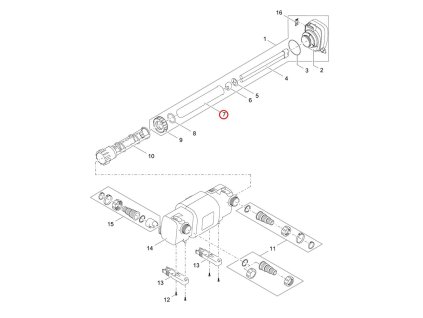 Náhradní křemíkové sklo D67.1 x 619.8 s okrajem OASE