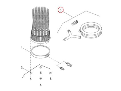 Náhradní y-rozvodka ASM OASE OxyTex / vzduchová hadice
