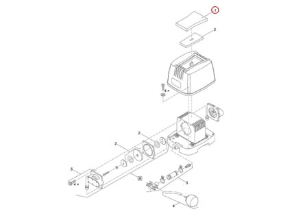 Náhradní kryt skříně zabalený OASE AquaOxy 4800